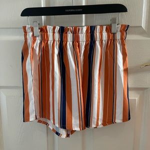 Striped Flowy Shorts